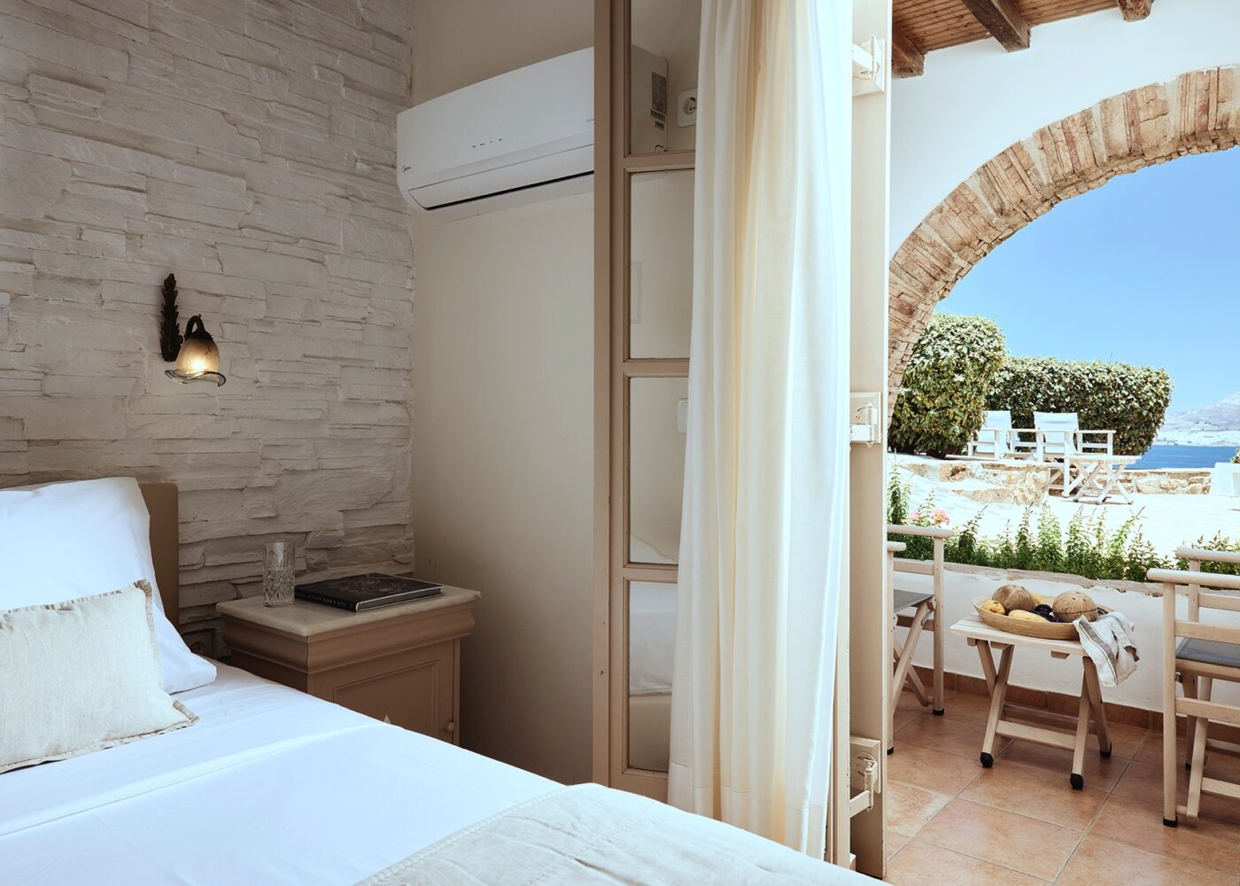 Οικογενειακό Δωμάτιο με μερική θέα στη Θάλασσα