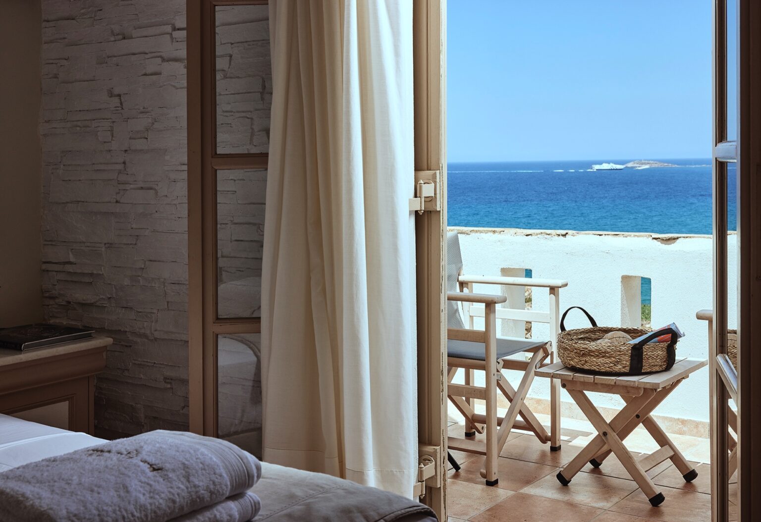 Deluxe Δίκλινο Δωμάτιο με θέα στη θάλασσα